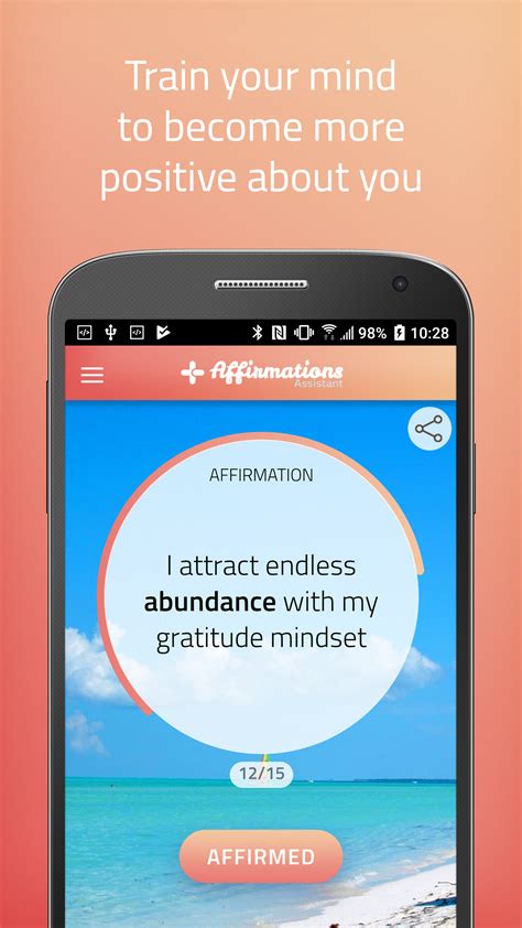 js file for a further example of what should be added to the affirmations array in the affirmations. . Affirmation generator app